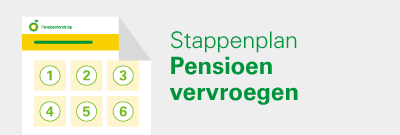 vervroegen-Stappenplan